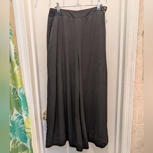 Uchuu Black Wide Leg Pants 2 S Low Rise Spring Business Casual